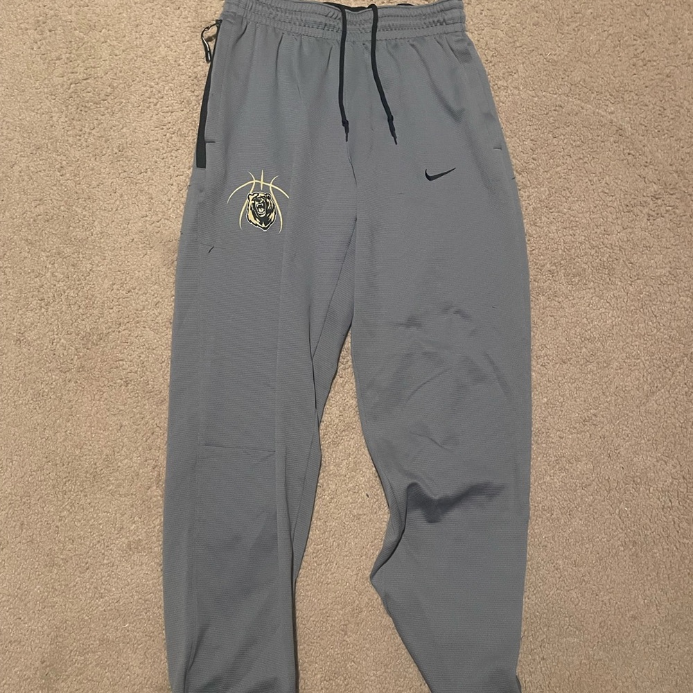 Nike Gray Sweatpants with Black Logo